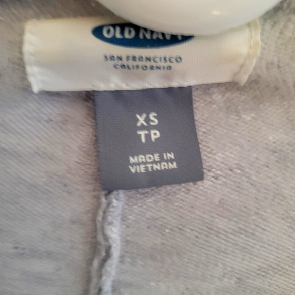 Old Navy Light Gray Open-Front Cardigan, Size Xs. - Picture 3 of 4